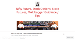 Desktop Screenshot of niftyandstockfuturesindia.com