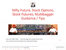 Tablet Screenshot of niftyandstockfuturesindia.com